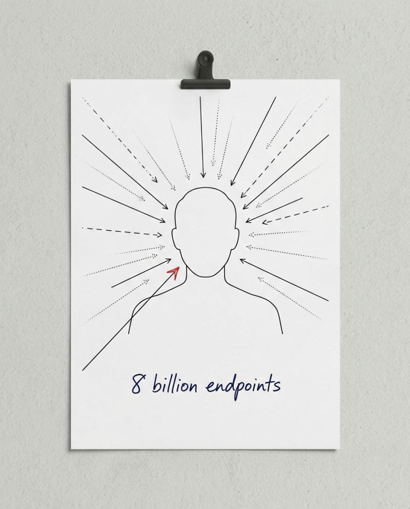 8 billion endpoints